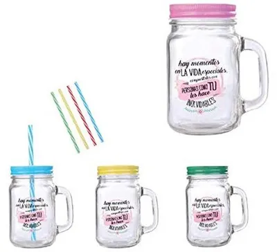 Image de Lot de 20 bouteilles en verre avec inscription pour les fêtes