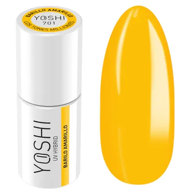 Produktbild von Yoshi | Yoshi Hybridlack 701 Barillo Amarillo - Gelb - 6ml - Intensiv - Uv Hybridlack