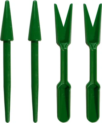 Produktbild von 12x Pikier Set 4-teiliges Anzuchtwerkzeug für Jungpflanzen Sämlinge Aussaat Pflanzenanzucht Garten Gewächshaus