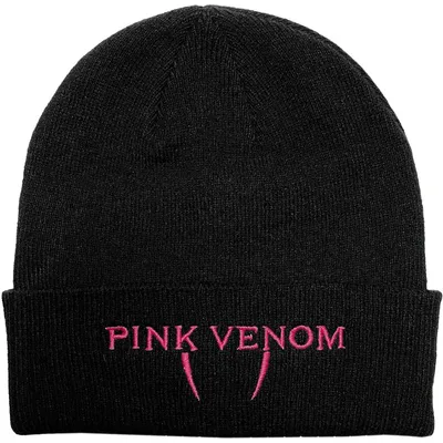 Obrázok produktu pre BlackPink Uni čiapka: Pink Venom, jedna veľkosť, čierna