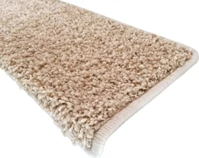 Image de Marchepieds pour escaliers Color shaggy beige rectangle, autocollants
