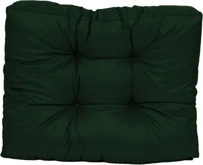 Produktbild von TexDeko Garden halbes Palettenkissen 60x80x18cm gesteppt wasserabweisend UV-beständig, Dunkelgrün