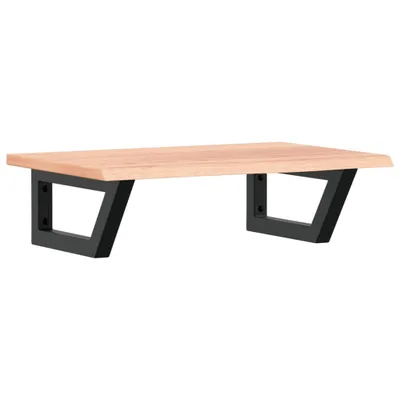 Produktbild von Waschtischplatte mit Halterung Stahl und Massivholz Eiche