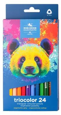 Image de Crayons Triocolor Ours 24 couleurs