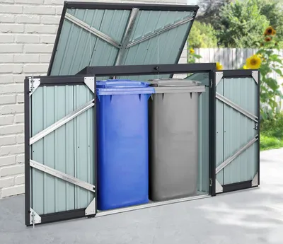 Produktbild von Mülltonnenbox, Müllbox, Mülltonnenverkleidung