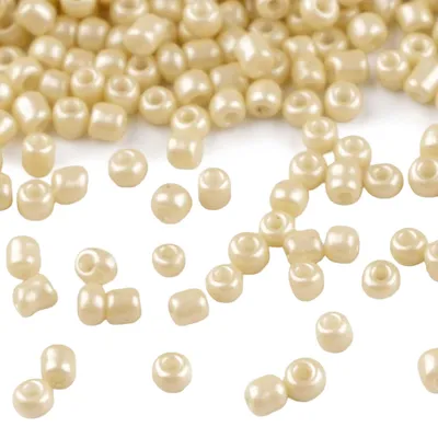 Produktbild von 50g Rocailles Glasperlen 2mm Rocaillesperlen Perlen fädeln Schmuck basteln