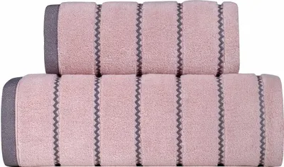 Image de Serviette de bain, épaisse, moelleuse, Oskar 70 x 140 cm, rose