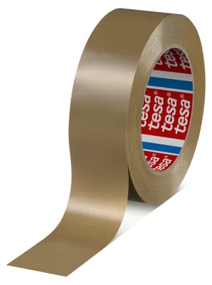 Produktbild von 16x tesa 60422 PVC, 66m:19mm, braun | 1 Rolle
