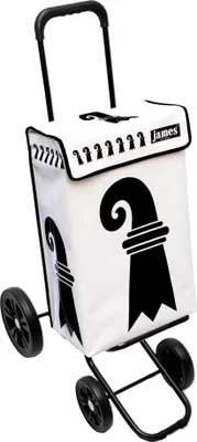 Produktbild von James Einkaufstrolley - BASELSTADT - stabiler Einkaufswagen mit individuellem Design - mehrfarbig: bunt in Ausführung: Quattro-4Raeder