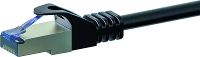 Produktbild von CAT 6a Netzwerkkabel LSOH - S/FTP - 3 Meter - Schwarz