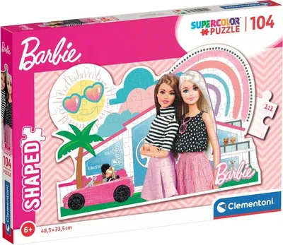 Produktbild von Clementoni-Puzzle 104 Formen Barbie 27163