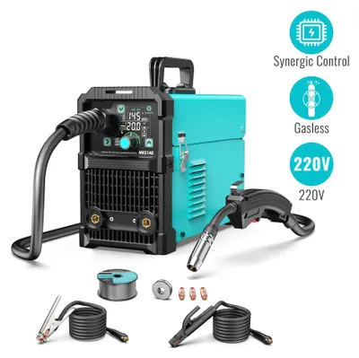 Obrázek produktu pro Svářečka 3 v 1 – MIG a TIG invertor bez plynu – 145A – modrá