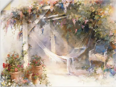 Produktbild von ARTland Wandbild, selbstklebend Terrasse Größe: 40x30 cm