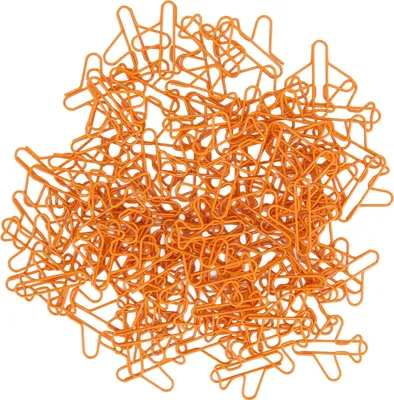 Produktbild von Büroklammern in Flugzeugform, niedliche kleine Büroklammern für Büro, Schule, Zuhause, Schreibtisch-Organizer, Orange