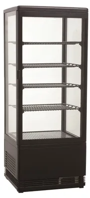 Immagine prodotto di Vetrina refrigerata Combisteel con 3 ripiani, 98 litri, design nero