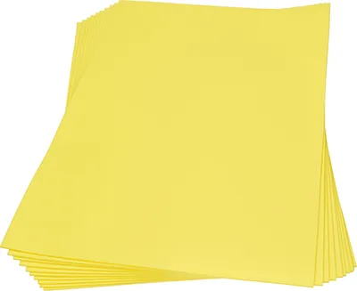 Produktbild von Moosgummiplatte  gelb 2 mm 300 x 450 x 2 mm