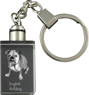 Produktbild von Bulldog Kristallanhänger mit Hund Art-Dog