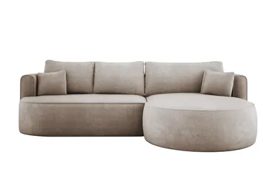 Produktbild von DomoHome - Eckcouch FIORE - Stilvolle Schlafcouch Mit Automatischem Ausziehmechanismus, Hochelastischem Schaumstoff Und Modernem Design RECHTS 284x183x82 cm Memphis 5