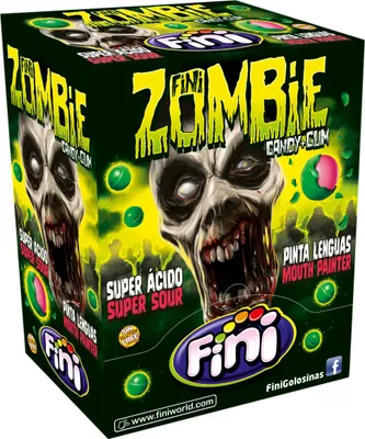 Produktbild von Fini Zombie Candy + Gum Bonbons mit Kaugummi-Kern 200 Stück