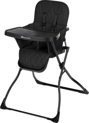 Produktbild von Bebeconfort Lily, Babyhochstuhl, 6 Monate-3 Jahre, 9-15 kg, ultrakompakt faltbar, leichter Hochstuhl (4 kg), leicht zu reinigen, Tinted Graphite
