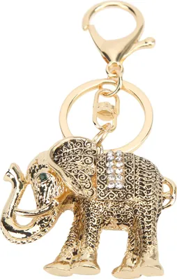 Obrázek produktu pro Yctze Eleph klíčenka s třpytivými drahokamy, narozeniny a speciální, E a design (GOLD)