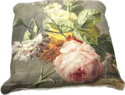Produktbild von Madison Sierkussen 50x50 cm Rosen hellgrau