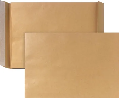 Produktbild von POSTHORN Faltentasche 00014341 HK 40mm 130g br 250 St./Pack.