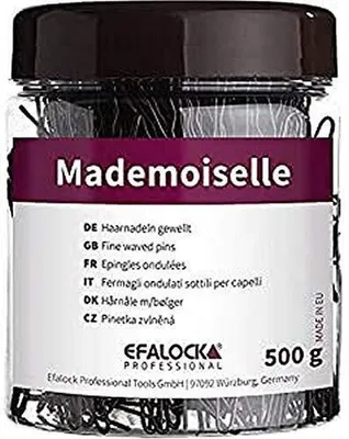 Produktbild von Efalock Mademoiselle Haarnadeln 65 mm braun 500 g