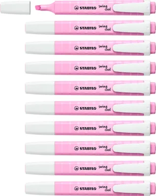 Produktbild von STABILO Textmarker - swing cool Pastel - 10er Pack - frische Fuchsie