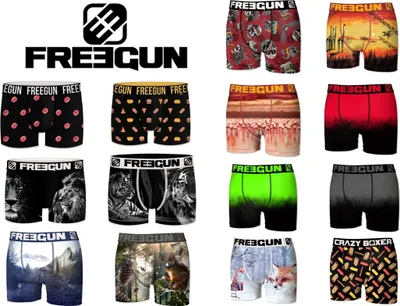 Produktbild von 10er-Pack Herren Freegun/Crazy Boxershort – Überraschungsmix in Größe S