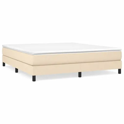Produktbild von Boxspringbettgestell Creme 160x200 cm Stoff