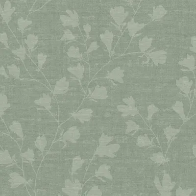 Produktbild von A.S. Creation | Nara | 387473 | Vliestapete | Blumenoptik | 10.05 x 0.53 m | Grün | Wohnzimmer | Flur | Büro | Küche | Wohnräume