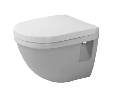 Produktbild von Wand-WC STARCK 3 COMPACT tief, 360x485mm HygieneGlaze weiß HygieneGlaze weiß
