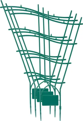 Produktbild von Rankgitter Strend Pro GreenGarden, für Blumen und Pflanzen, Garten-, grün, PP, Packung 3 Stk.