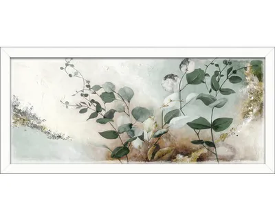 Produktbild von Gerahmtes Bild Handpainting Eucalyptus 130x60 cm