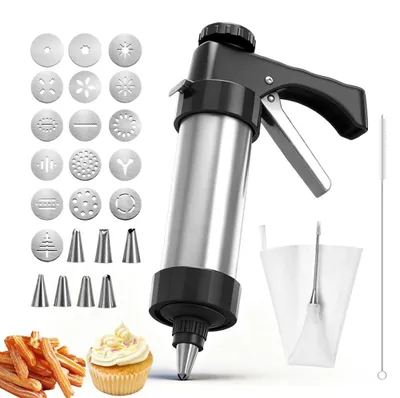Image de Moules à biscuits avec 16 pochoirs en acier inoxydable