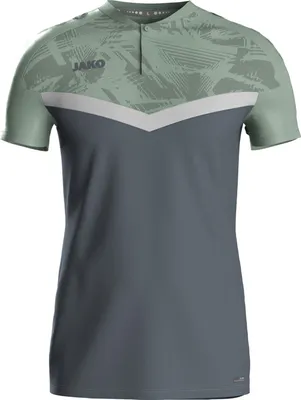 Produktbild von Jako Iconic Poloshirt Herren - Soft Grey / Mintgrün / Anthra Light
