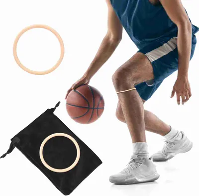 Obrázek produktu pro Bandáž na patelární šlachu, pružná a tenká, ze silikonu, nastavitelná, na basketbal a sport, ochrana kolene, šedá, 2 ks