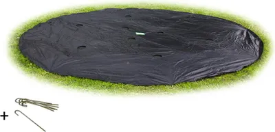 Produktbild von EXIT Bodentrampolin Trampolin Abdeckung ø305cm, Trampolin Schutzhülle, Wetterfest, Rund, Abdeckplane