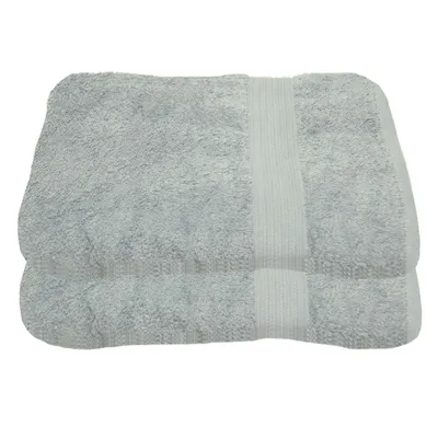 Produktbild von 2er Set Julie Julsen Duschtuch 70 cm x 140 cm 70x140,Silber