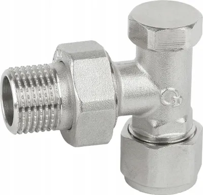 Image de Vanne De Radiateur Pex Carrée Retour Pex 16X1/2