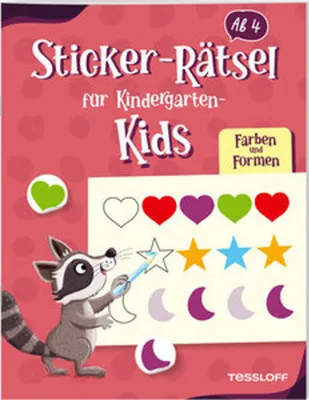 Immagine prodotto di Sticker-Rätsel für Kindergarten-Kids. Farben und Formen