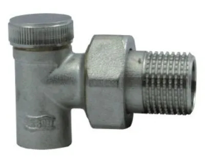 Obrázek produktu pro Úhlový uzavírací ventil 15 mm x 1/2" palce BSP pájený radiátorový ventil