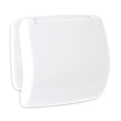 Produktbild von Toiletrolhouder aus Kunststoff, weiß, 15,7 x 4,3 cm