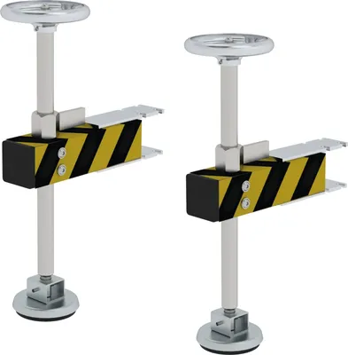 Produktbild von Günzburger Steigtechnik Tankwagenleiter 2x Stützspindeln - 301309