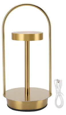 Immagine prodotto di Lampada da tavolo portatile senza fili, lanterna, lampada da scrivania a LED, batteria da 3000 mAh, 3 colori, dimmeraggio continuo, ideale per campeggio, casa e ristoranti