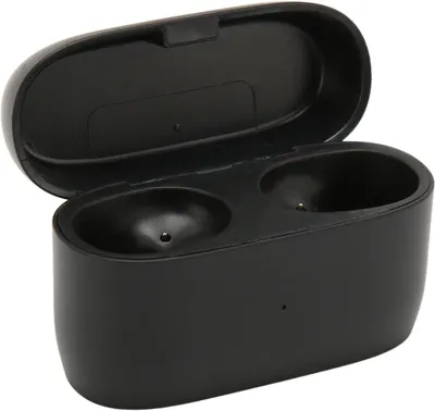 Productafbeelding van Oplaadhoes Hoofdtelefoon - Vervangende Case - Oordopjes Opladen - 700 mAh Batterij - 6 x 2.8 x 4 cm - Zwart