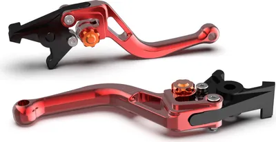 Produktbild von LSL Bremshebel BOW R76R, kurz, rot/orange