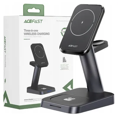 Obrázek produktu pro ACEFAST E3, Mobilní telefon/smartphone, Sluchátka, Sluchátka s mikrofonem, Chytré hodinky, Aktivní držák, Stůl, Černá