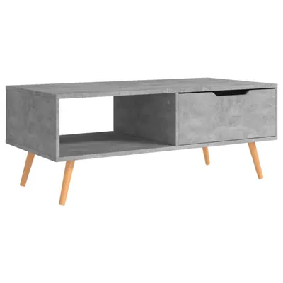 Obrázok produktu pre vidaXL Konferenčný stolík Concrete Grey 100x49,5x43 cm Drevo Materiál
